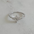 BLOOM CLUSTER 4-STONE MOISSANITE RING - 0.40ct