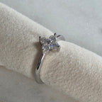 BLOOM CLUSTER 4-STONE MOISSANITE RING - 0.40ct