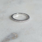 ALLIANCE STACKING 16-STONE MOISSANITE RING - 0.24ct