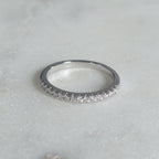 ALLIANCE STACKING 16-STONE MOISSANITE RING - 0.24ct