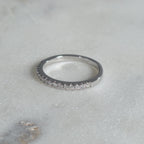 ALLIANCE STACKING 16-STONE MOISSANITE RING - 0.24ct