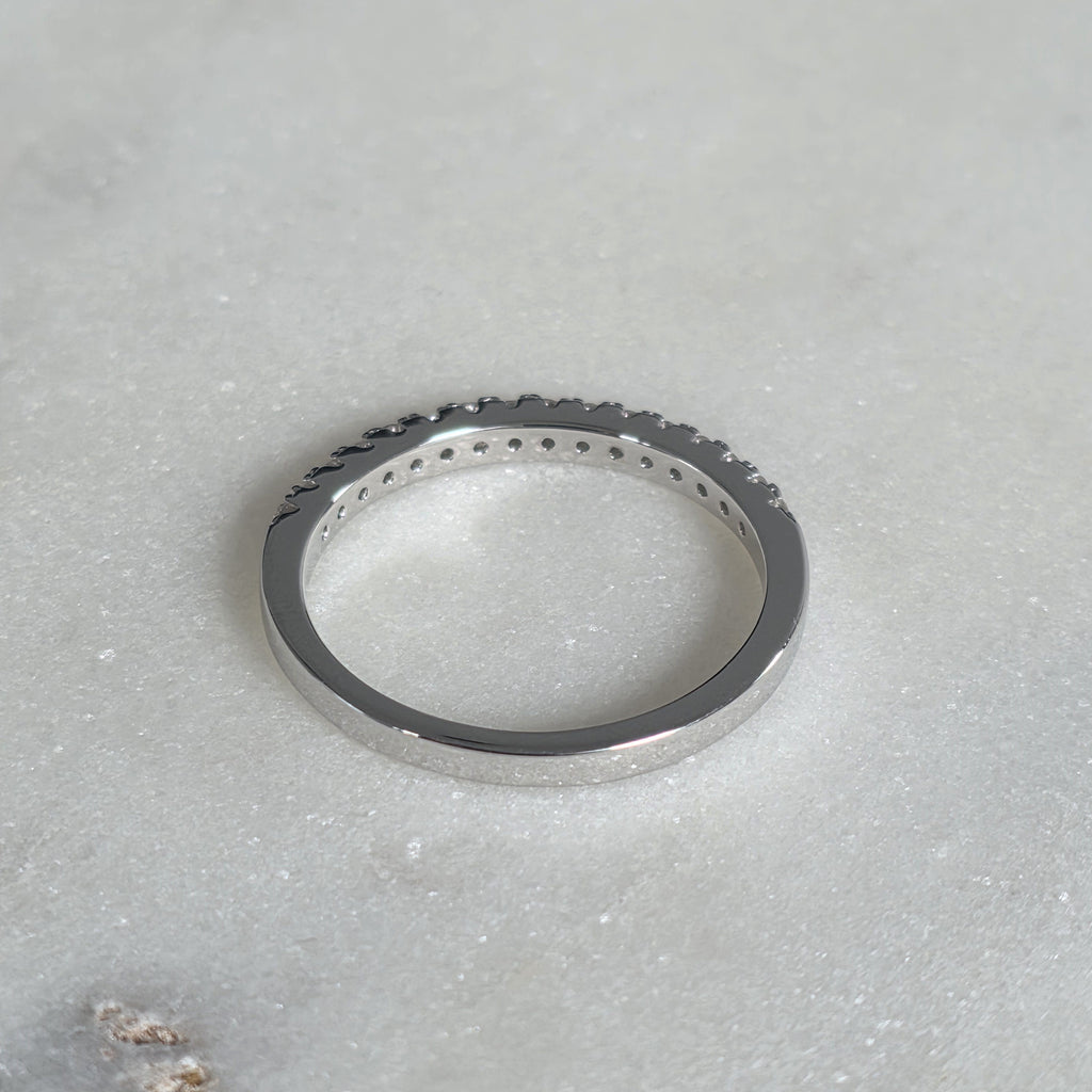 ALLIANCE STACKING 16-STONE MOISSANITE RING - 0.24ct