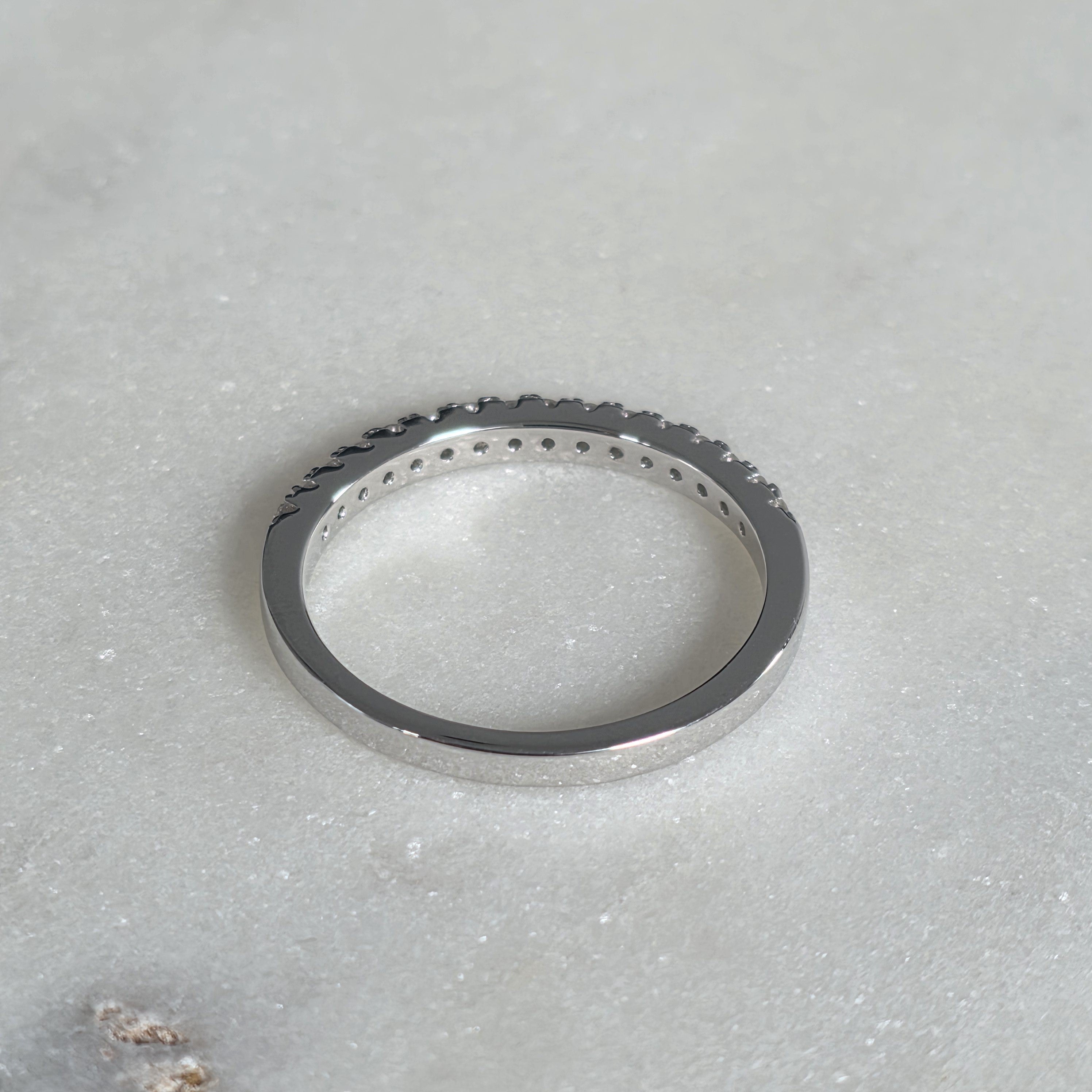 ALLIANCE STACKING 16-STONE MOISSANITE RING - 0.24ct