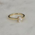 SOLITAIRE OVAL-CUT MOISSANITE RING - 1.0ct