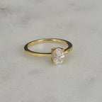 SOLITAIRE OVAL-CUT MOISSANITE RING - 1.0ct