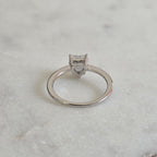 SOLITAIRE HEART-CUT MOISSANITE RING - 1.0ct