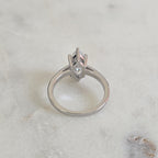 SOLITAIRE MARQUISE-CUT MOISSANITE RING - 2.0ct