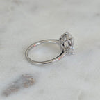 SOLITAIRE OVAL-CUT MOISSANITE RING - 4.5ct