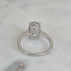 SOLITAIRE OVAL-CUT MOISSANITE RING - 4.5ct