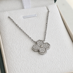 Clover Moissanite Necklace - 0.49ct