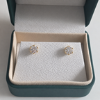 Round-Cut Stud Earring Moissanite - 2.0ct